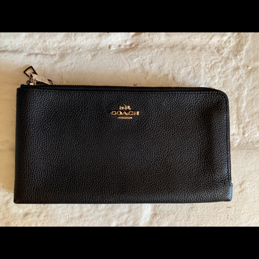 Coach leather wallet